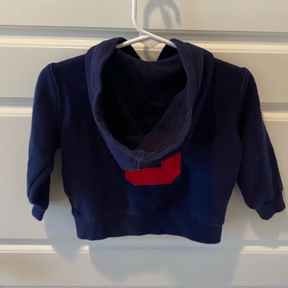 Ralph Lauren Navy Zip Up Hoodie